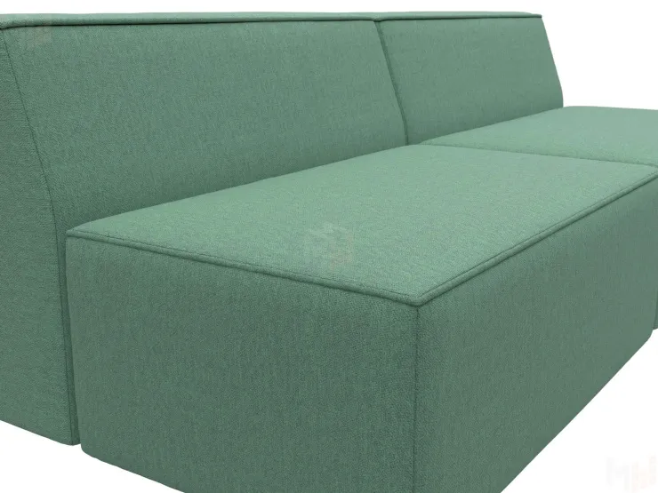 Диван прямой модульный Монс ( Амур зеленый )