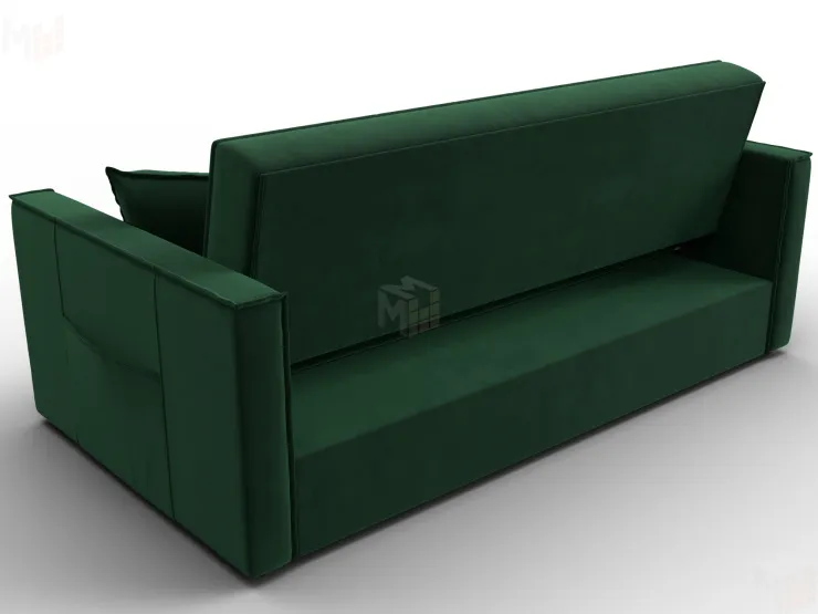 Диван прямой Лига-104 (160) ( SEVEN 626 зеленый )