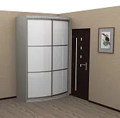 Радиусный шкаф купе Радуга-600