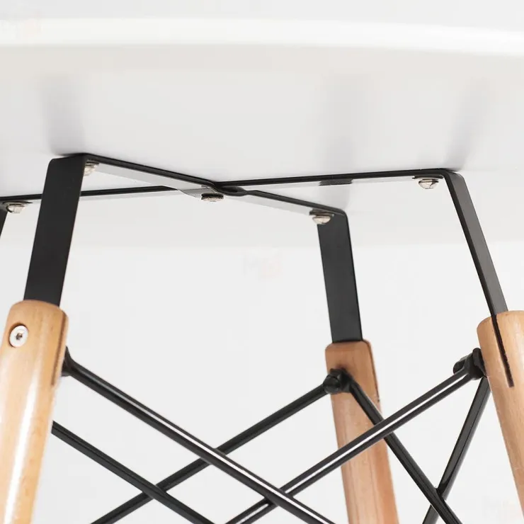 Стол круглый Eames DSW D80 Белый