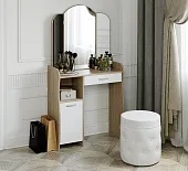 Стол туалетный София Т1 (Дуб сонома/Белый)