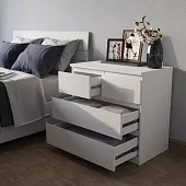 2.05.02.050.1 МАЛЬТА комод 2+2 ящика 80х76 белый RU 2.05.02.050.1 МАЛЬТА комод 2+2 ящика 80х76 белый RU