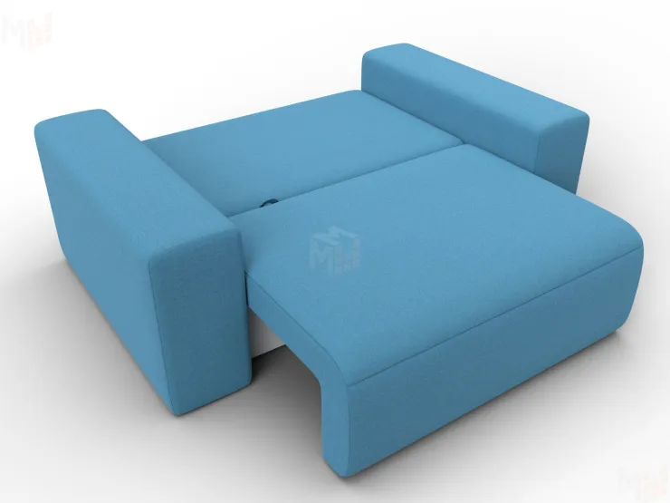 Кресло Лига-036 НПБ ( Амур голубой )