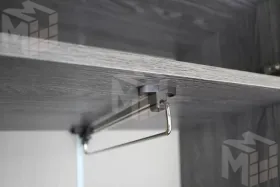 Шкаф Гретта 3 Ясень Черный/Дуб Сонома