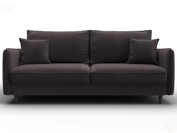 Диван прямой Лига-064 НПБ ( SEVEN 727 коричневый )