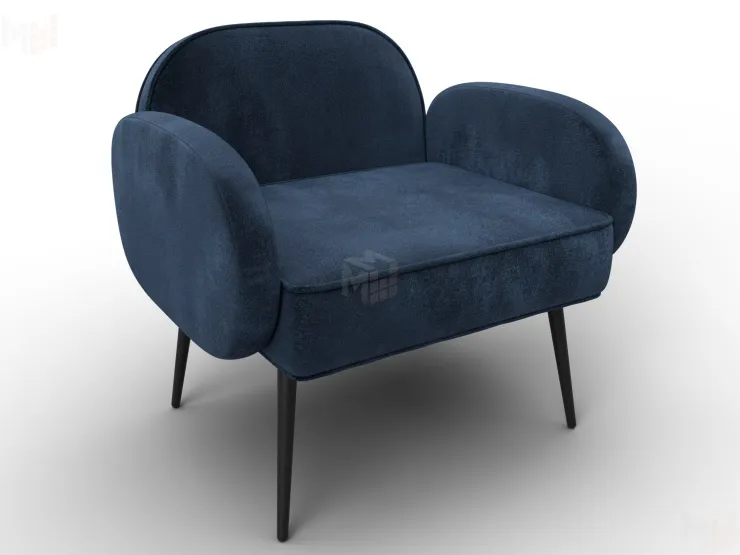 Кресло Лига-086 ( велюр TOWER 13 синий )