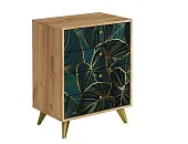 Комод Фьюжн КМ-001 крафт золотой/Tropical