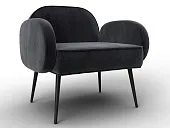 Кресло Лига-086 ( велюр TOWER 11 темно-серый ) Кресло Лига-086 ( велюр TOWER 11 темно-серый )