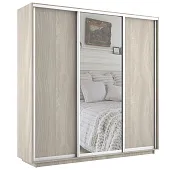 Шкаф-купе Экспресс трио 1 зеркало 2100 (ясень шимо)