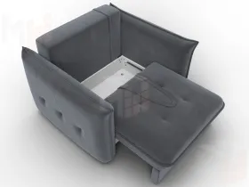 Кресло Лига-100 НПБ ( SEVEN 17 серый )