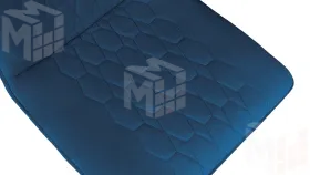 Стул Хьюго К3 Черный муар, Велюр Confetti Blue