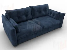 Диван прямой Лига-100 НПБ ( TOWER 13 синий )