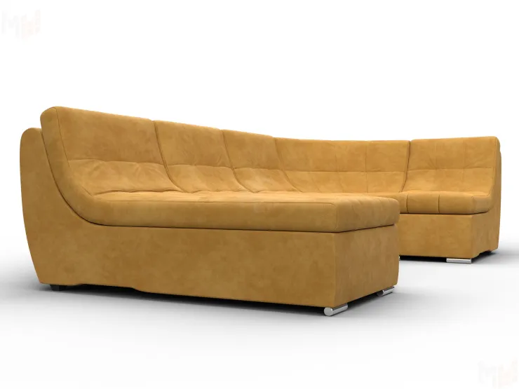Диван П-образный модульный Холидей ( BRUT 10 желтый )