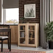 2.02.03.360.3 СИРИУС тумба 2 двери со стеклом 78х95 сонома RU