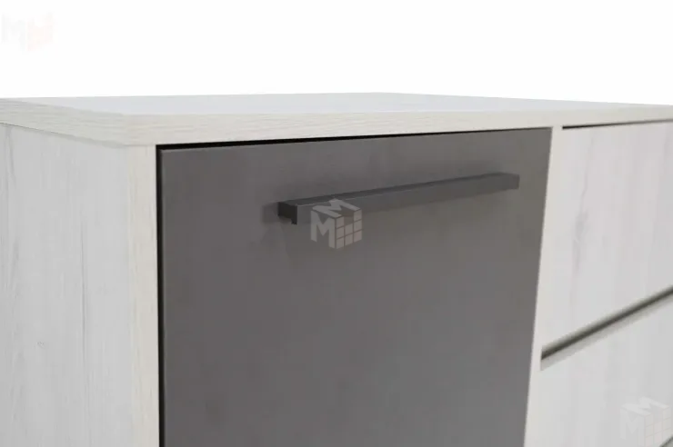 Комод Нильс Дуб Эльза/Темно-Серый Лофт