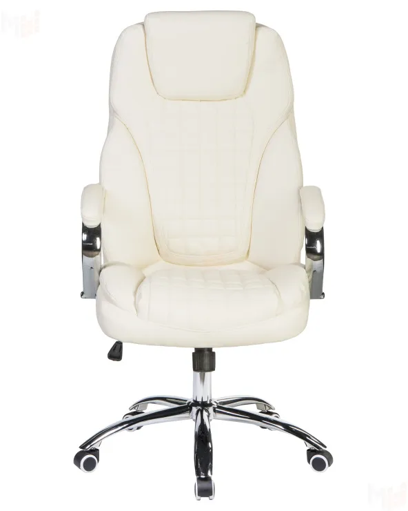 Офисное кресло для руководителей DOBRIN CHESTER (кремовый)