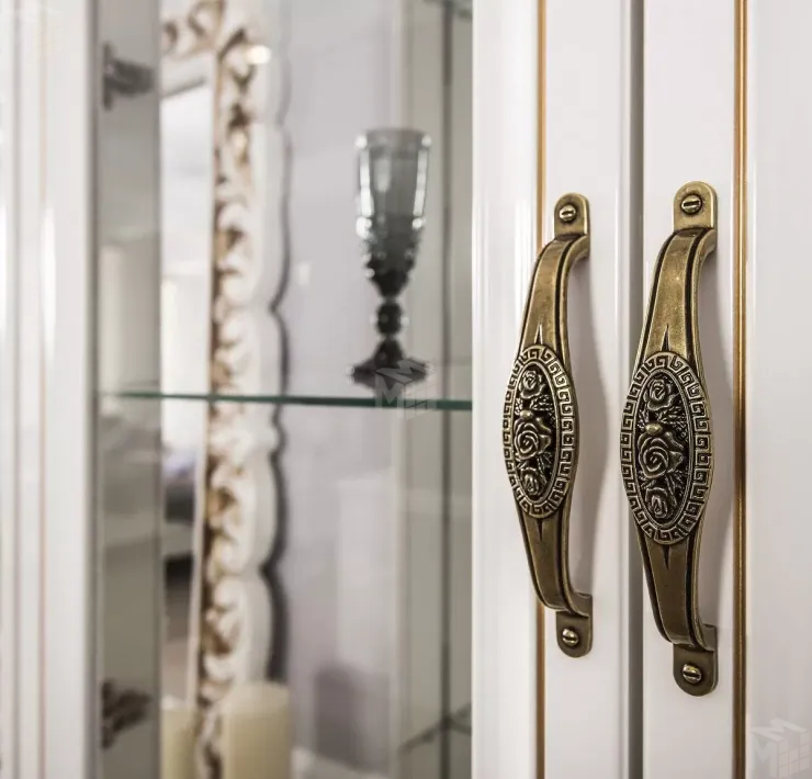 Витрина Натали 2-ств белый глянец