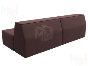 Диван прямой модульный Монс ( JOLY 09 бордовый )