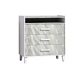 Комод  Айрис 455 Белый/Статуарио