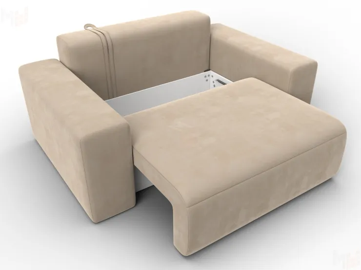 Кресло Лига-036 НПБ ( SEVEN 729 бежевый )