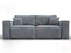 Диван прямой Лига-081 НПБ ( TOWER 10 серый )