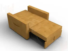 Кресло-кровать Лига-104 (80) ( BRUT 10 желтый )