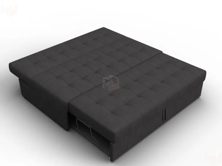 Диван прямой Лига-107 (160) ( JOLY 08 коричневый )