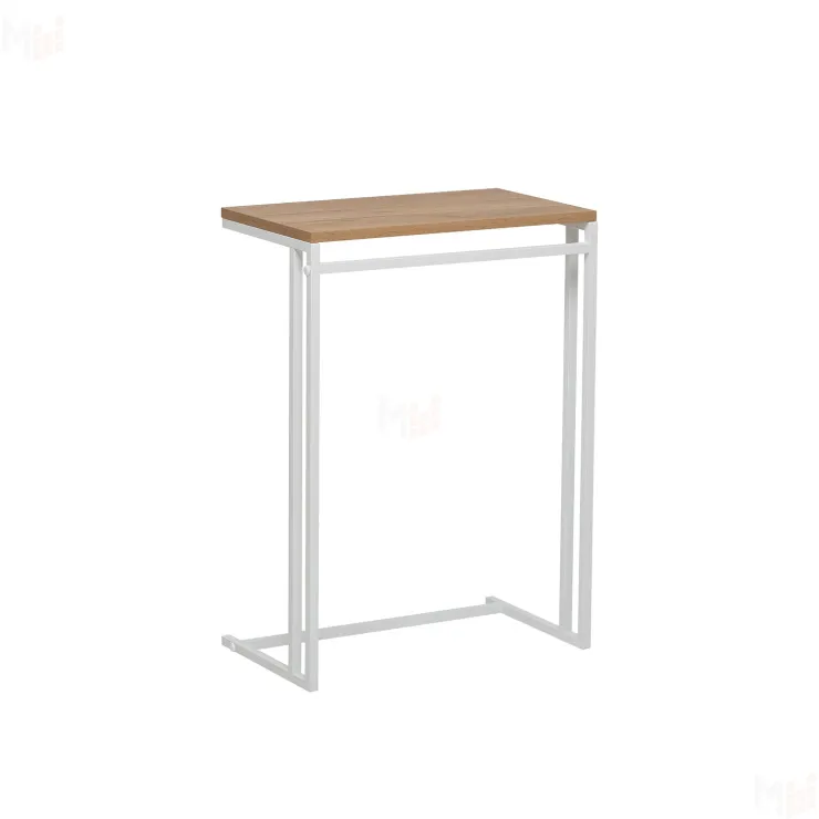 Стол приставной Leset Стилвуд 1 (Белый/Дуб крафт золотой)