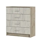 Комод Гармония КМ-601 дуб крафт белый - дуб крафт серый Комод Гармония КМ-601 дуб крафт белый - дуб крафт серый