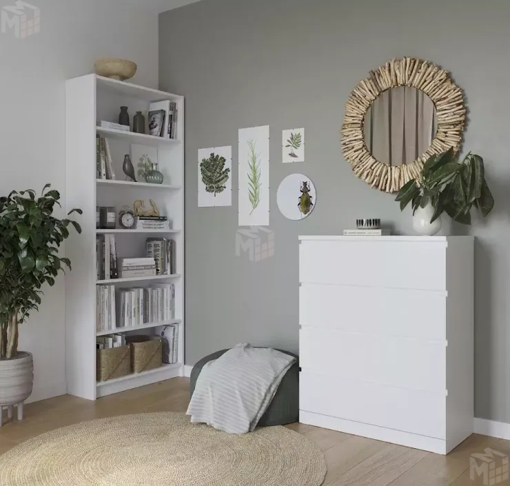 Комод Варма 4 белый