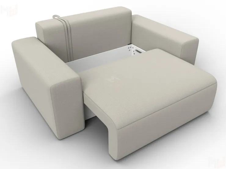 Кресло Лига-036 НПБ ( Амур бежевый )