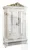 Витрина Алсу 2-ств белый глянец