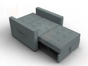 Кресло-кровать Лига-104 (80) ( Амур 07 серый )