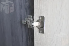 Шкаф Гретта 3 Ясень Черный/Дуб Сонома