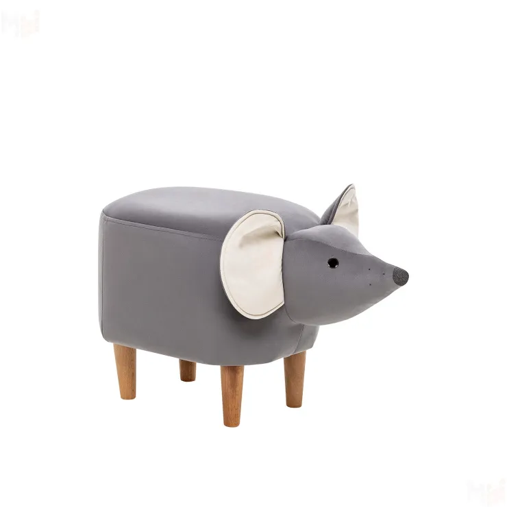 Пуф Leset Mouse COMBI (V32 серый, компаньон V01 белый) Пуф Leset Mouse COMBI (V32 серый, компаньон V01 белый)