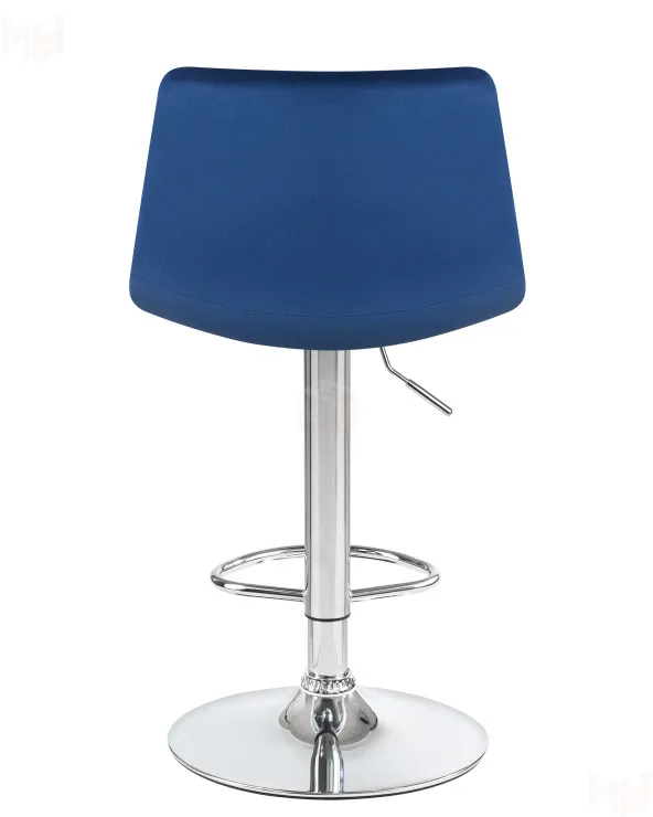 Стул барный DOBRIN TAILOR (синий велюр (MJ9-117))