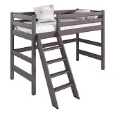 Полувысокая кровать Соня 6 с наклонной лестницей (Лаванда) Полувысокая кровать Соня 6 с наклонной лестницей (Лаванда)