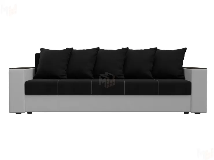 Диван прямой Дубай Лайт полки слева