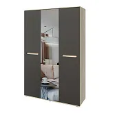 Шкаф 3-х дверный Ким (сонома/графит) Шкаф 3-х дверный Ким (сонома/графит)