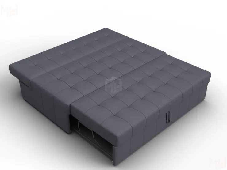 Диван прямой Лига-107 (160) ( GRIFON 15 серый )