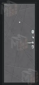 Входная металлическая дверь Граффити-5 Букле черное/Slate Art Входная металлическая дверь Граффити-5 Букле черное/Slate Art