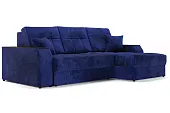 Угловой диван-кровать Лас-Вегас Синий правый 