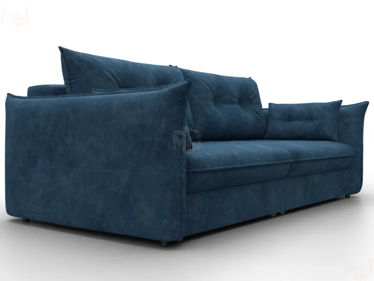 Диван прямой Лига-100 НПБ ( BRUT 11 синий )