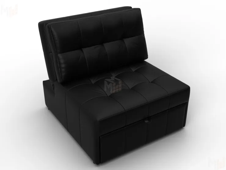 Кресло-кровать Лига-107 (80) ( GRIFON 18 черный )