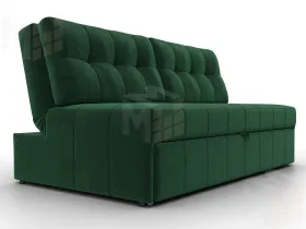 Диван прямой Лига-107 (160) ( SEVEN 626 зеленый )