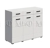 Комод Ненси New (белый глянец)