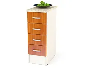 Шкаф нижний с четырьмя ящиками Клер ШН4Я 300