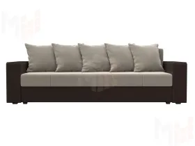 Диван прямой Дубай Лайт ( Бежевый;Коричневый )