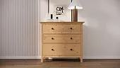Комод КЫМОР 3 ящика светло-коричневый