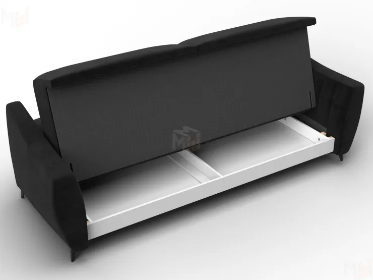 Диван-книжка Лига-095 НПБ ( SEVEN 35 черный )